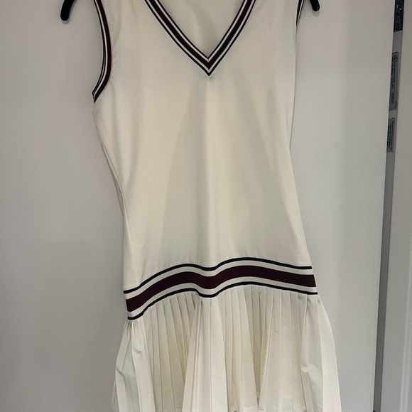 Tory Burch Sport PERFORMANCE JERSEY V-NECK TENNIS DRESS - Picture 1 of 5